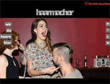 Tablet Screenshot of haarmacher.com